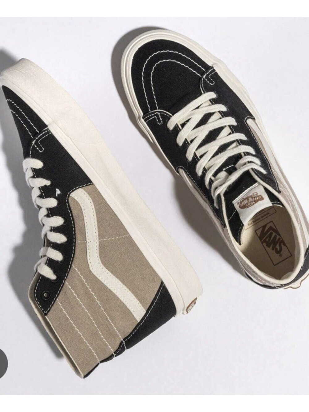 Vans Filmore High Top Shoes Brown Grey Beige Women’s 9